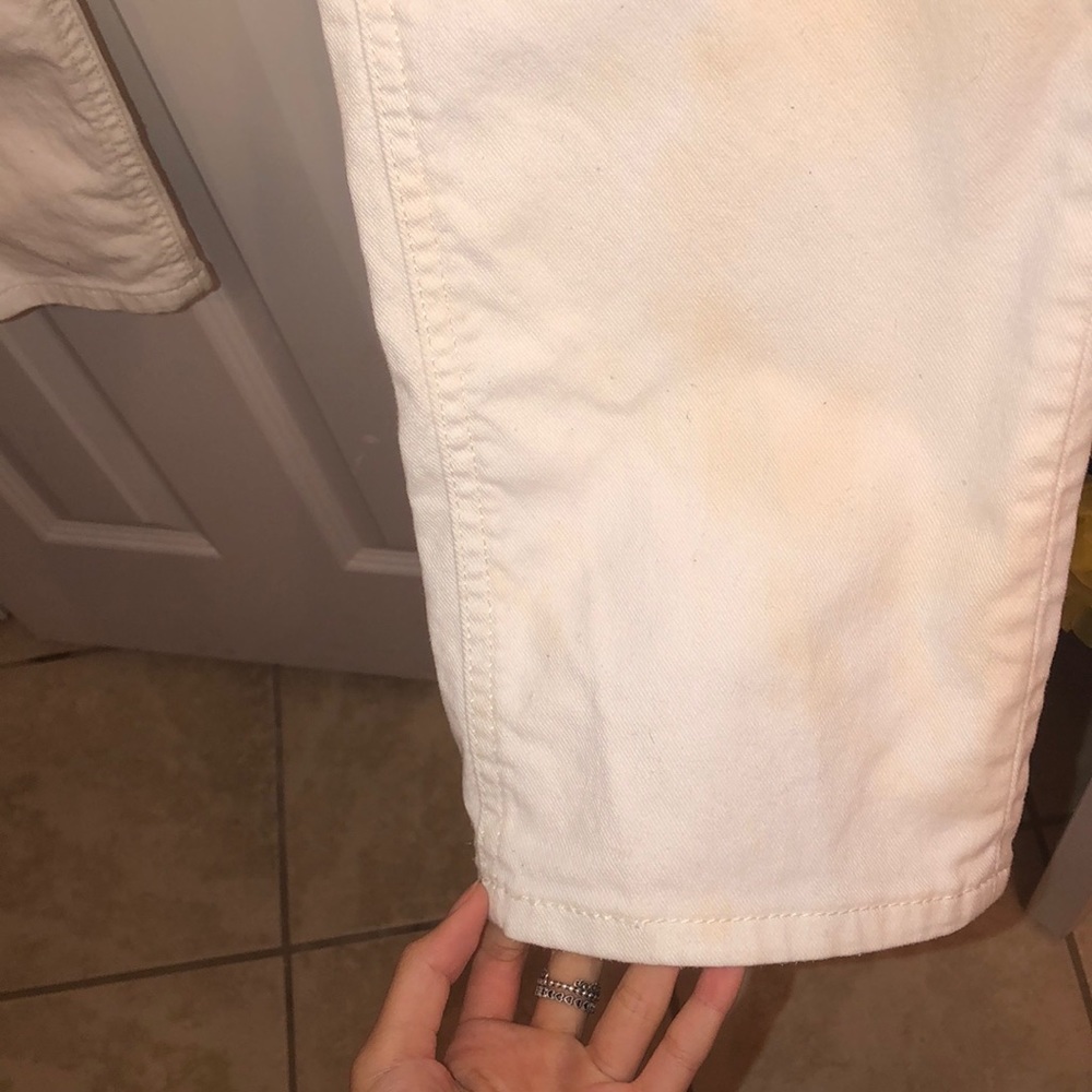 white jeans